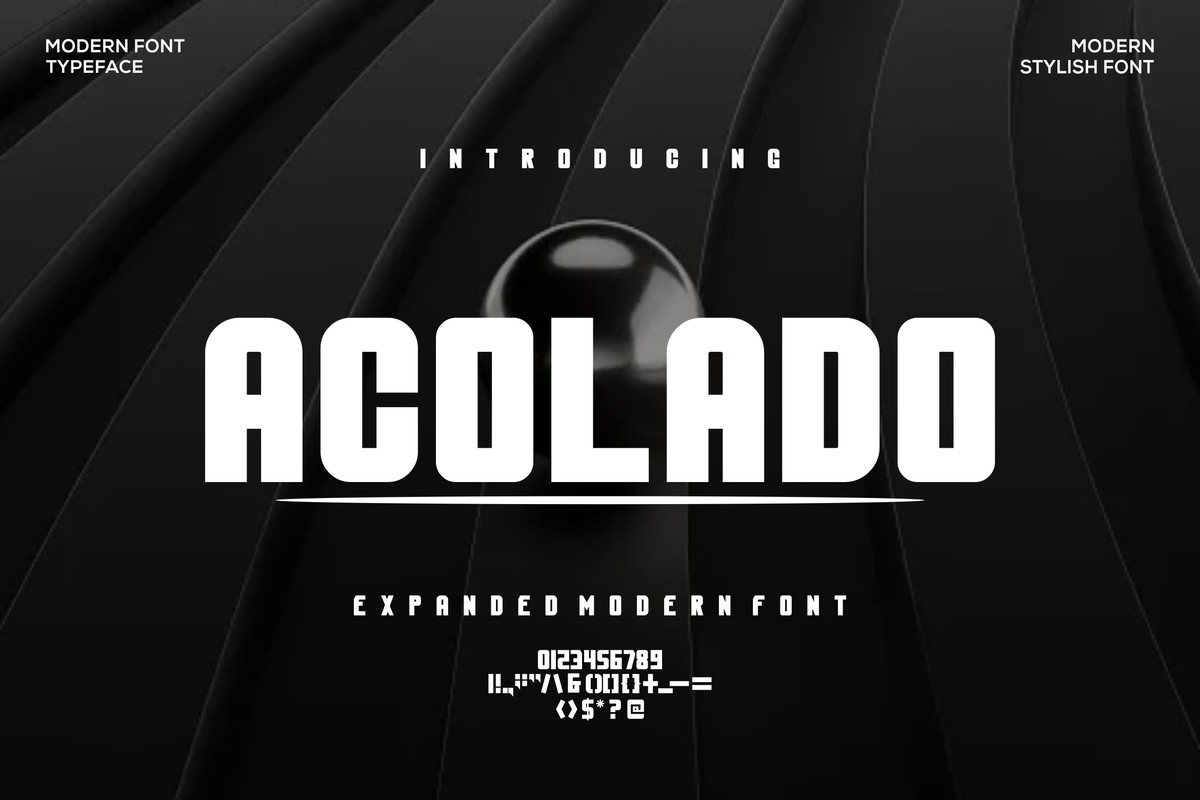 フォント Acolado