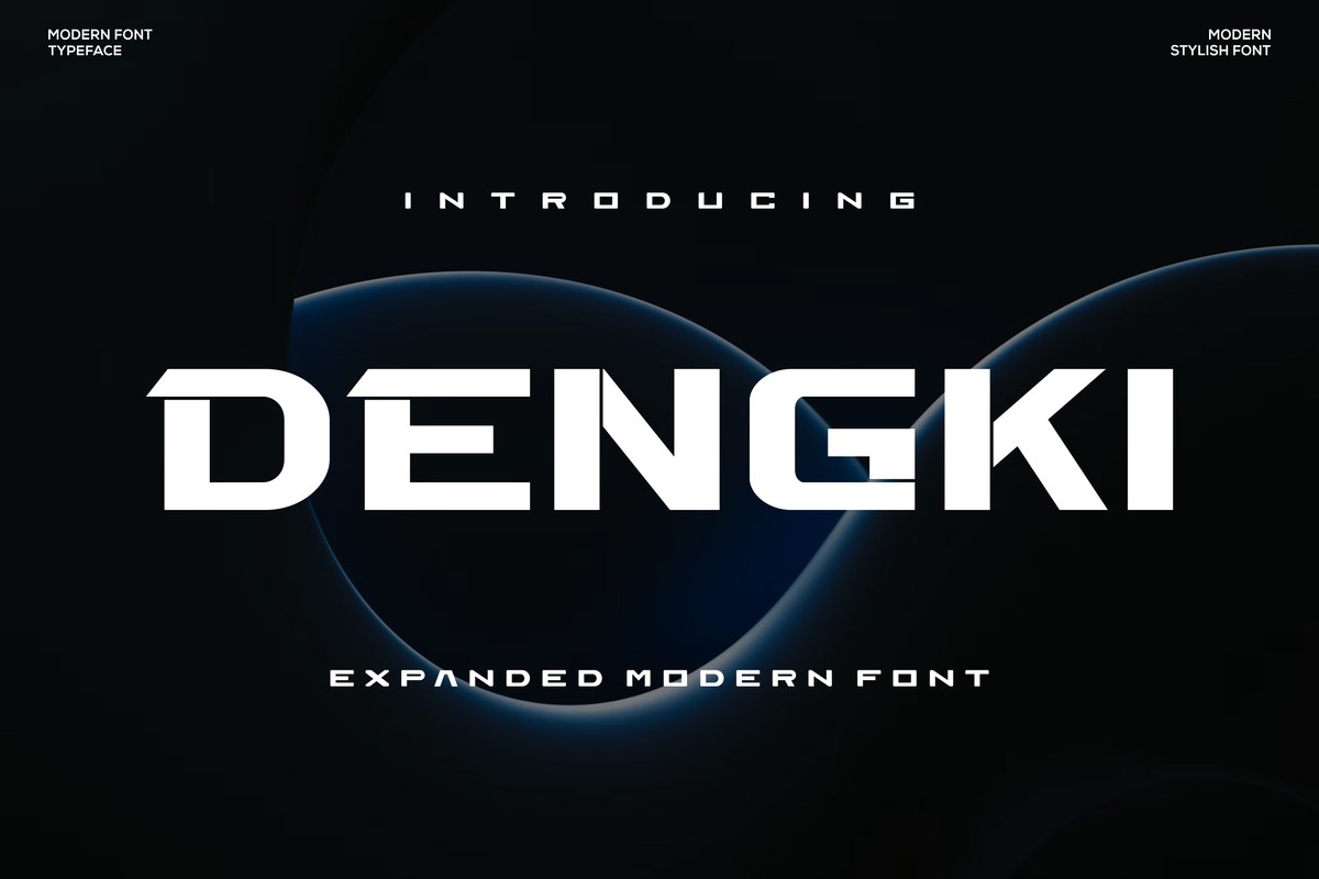 フォント Dengki
