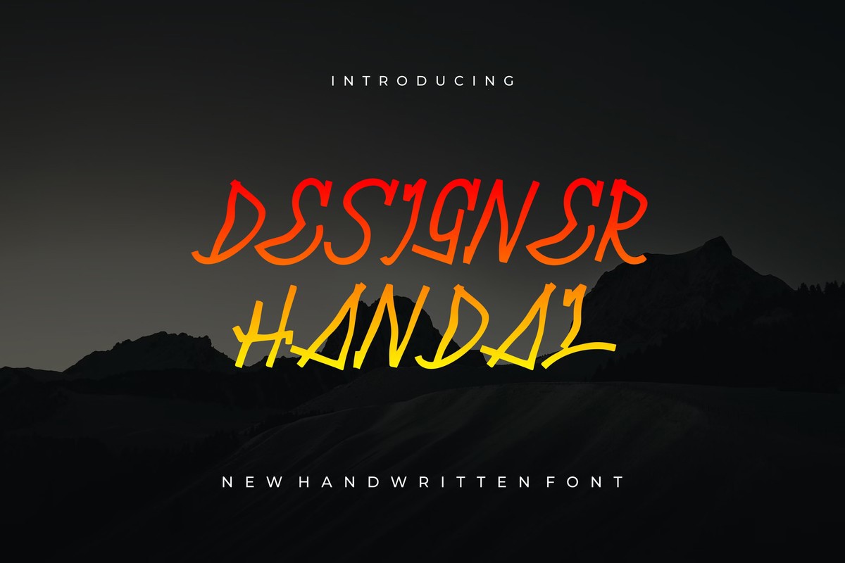 フォント Designer Handal