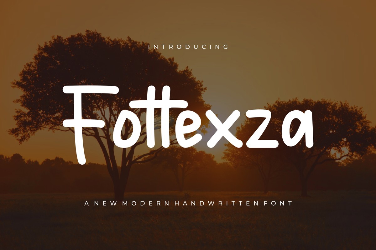 フォント Fottexza