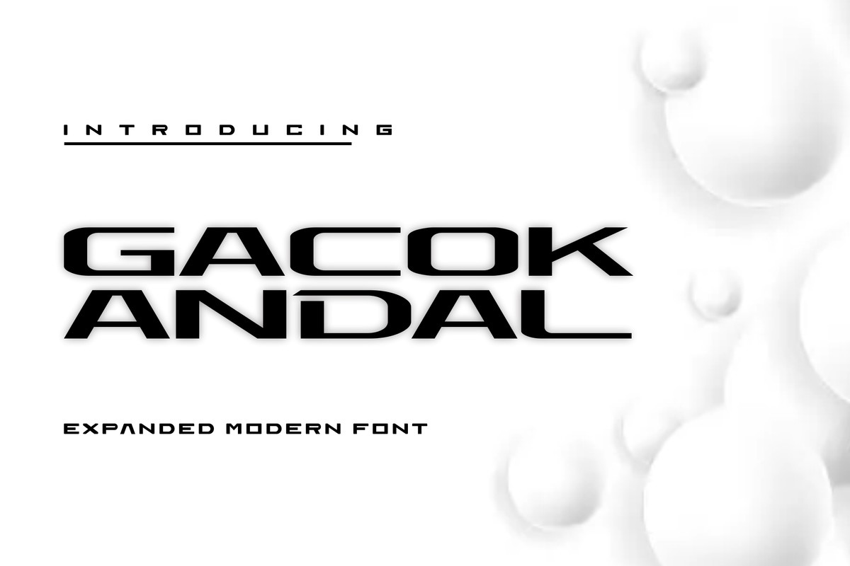 フォント Gacok Andal