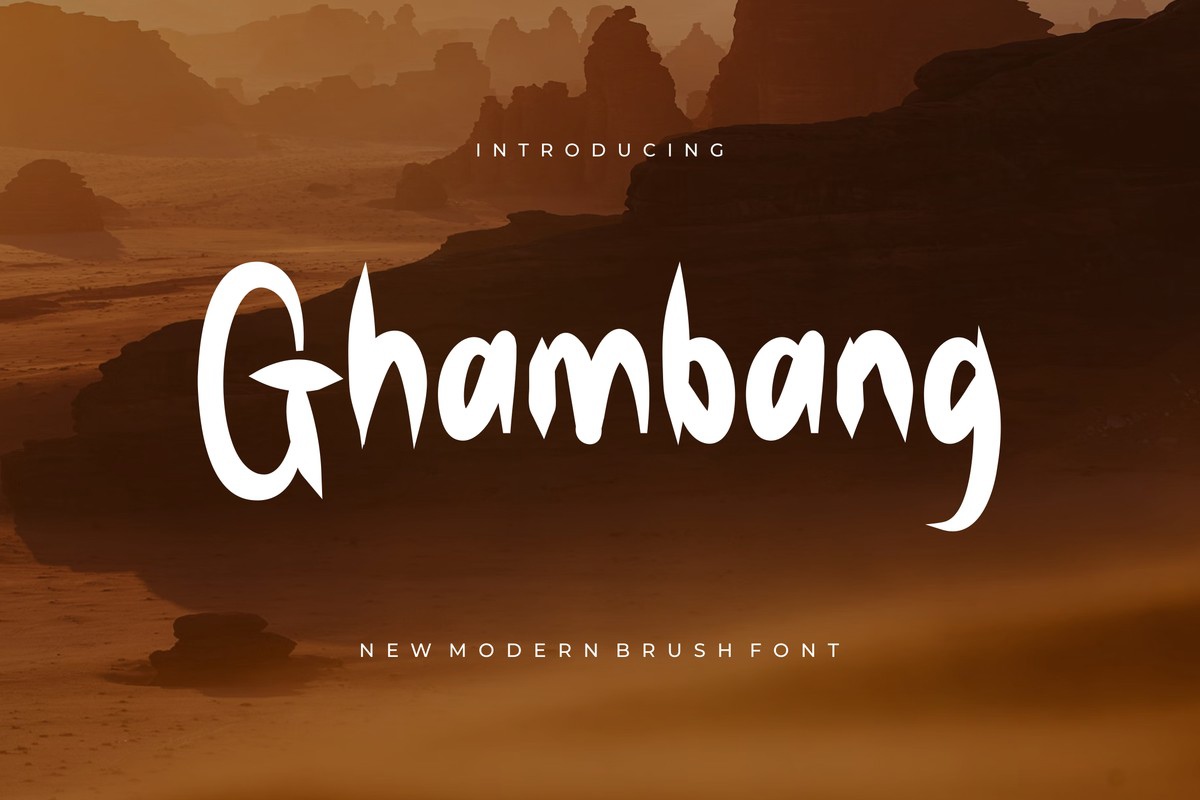 フォント Ghambang