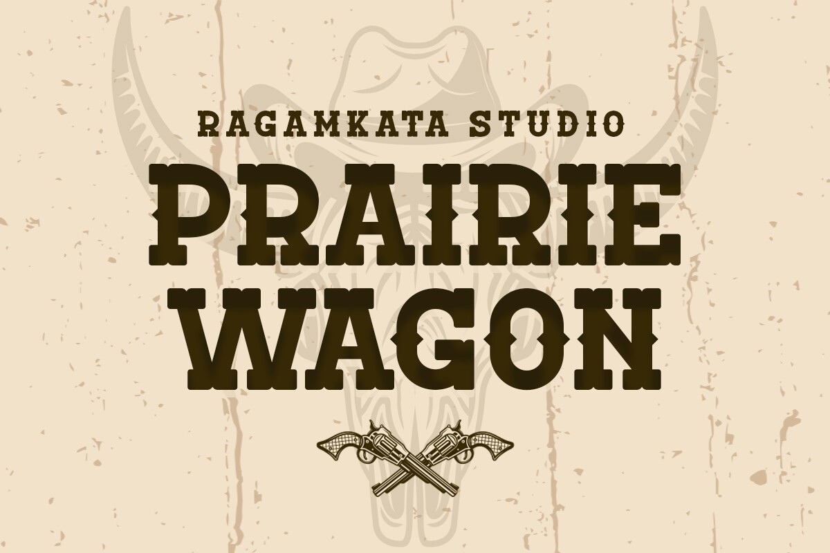 フォント Prairie Wagon