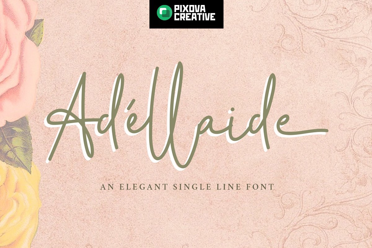 フォント Adellaide