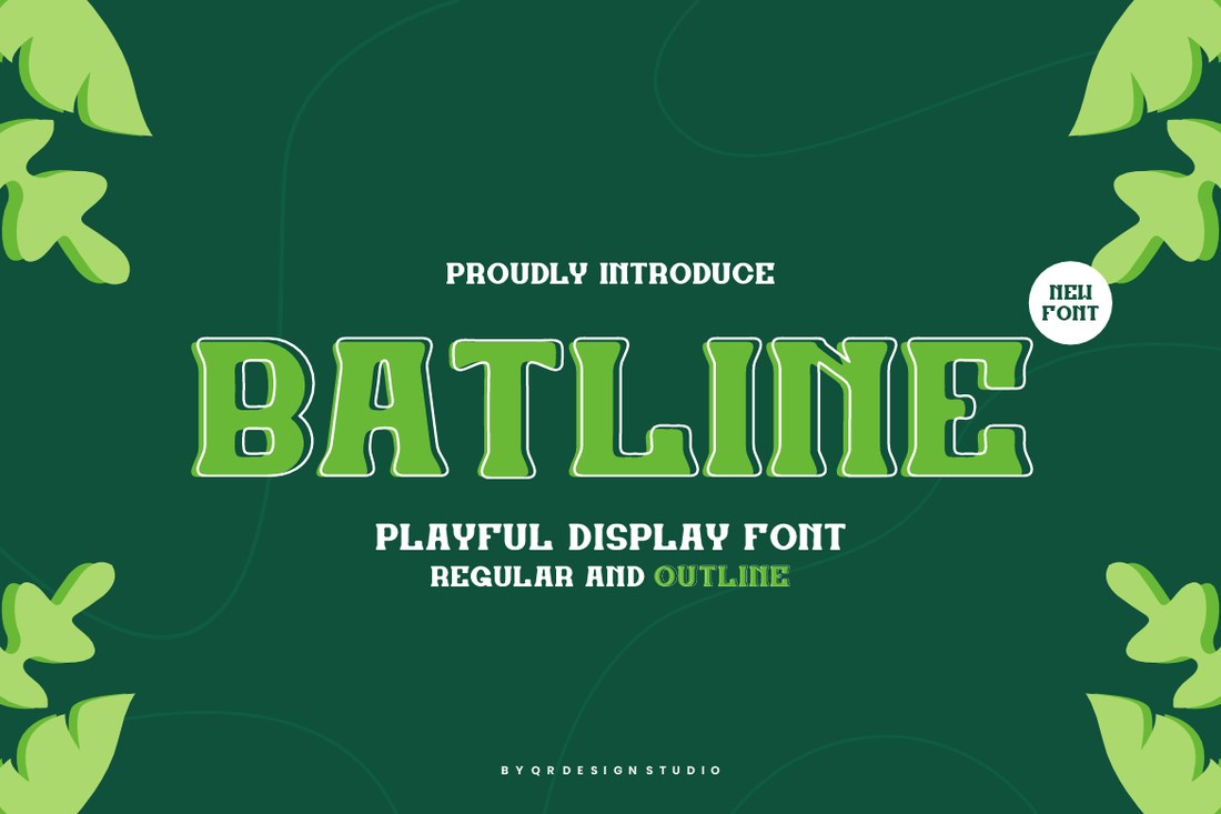 フォント Batline