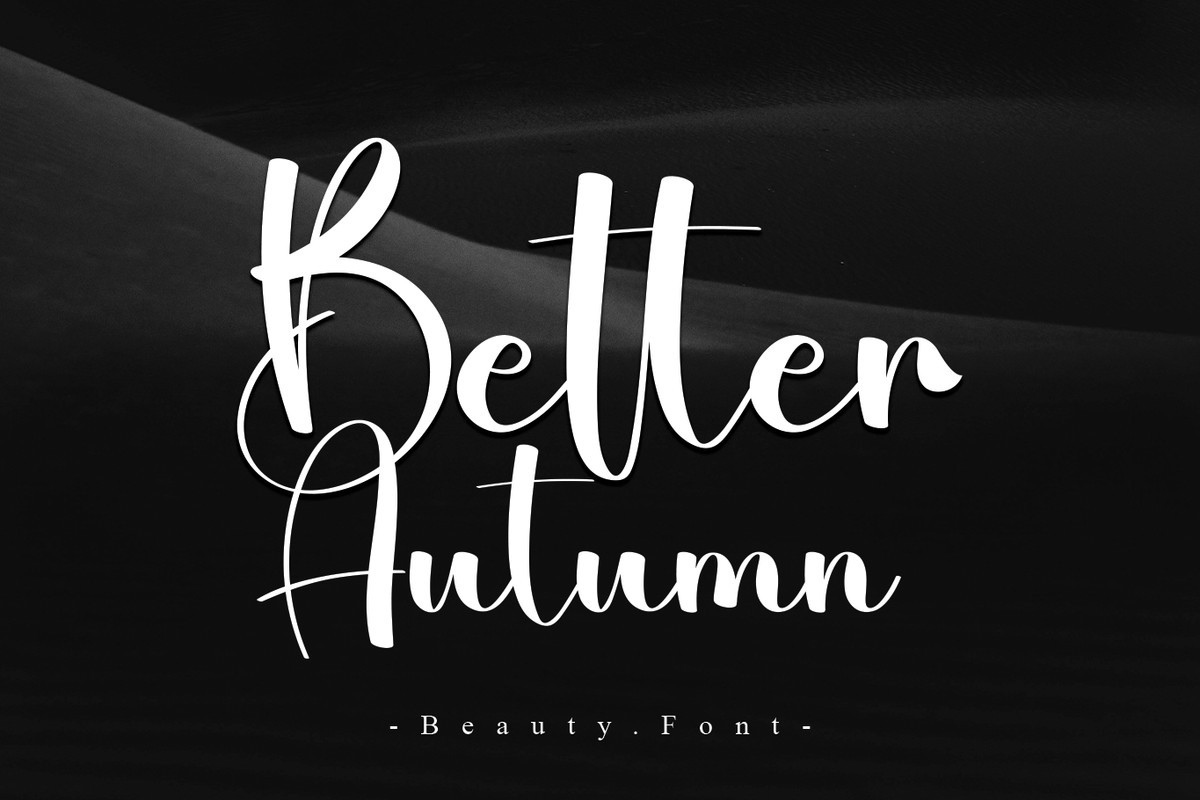 フォント Better Autumn