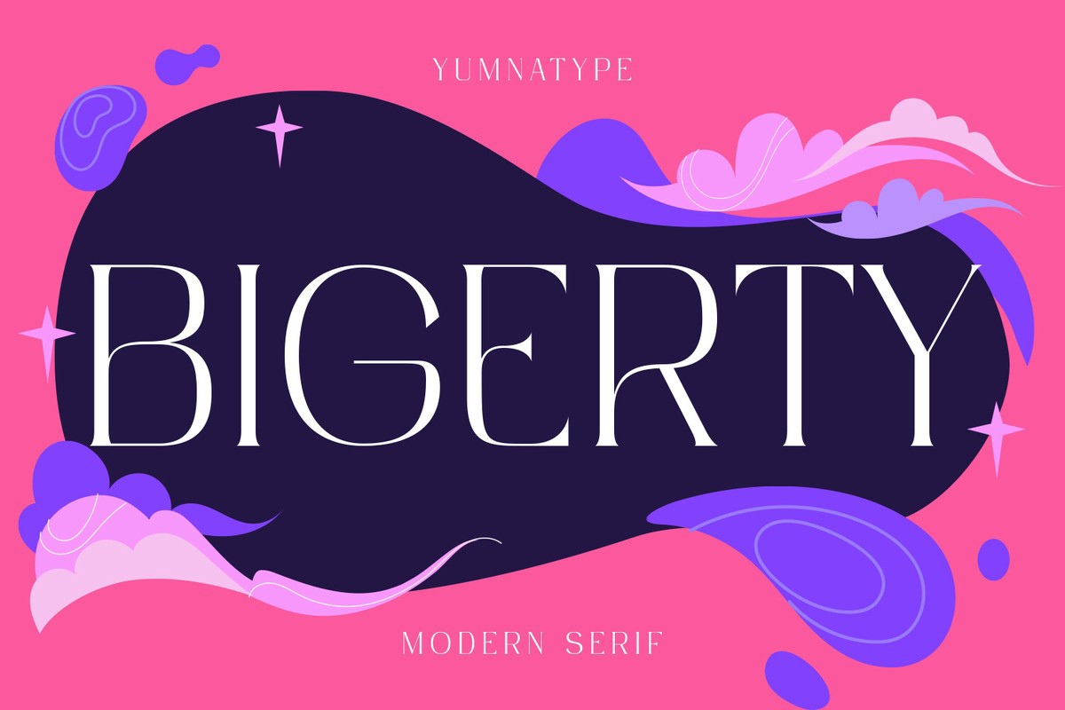 フォント Bigerty