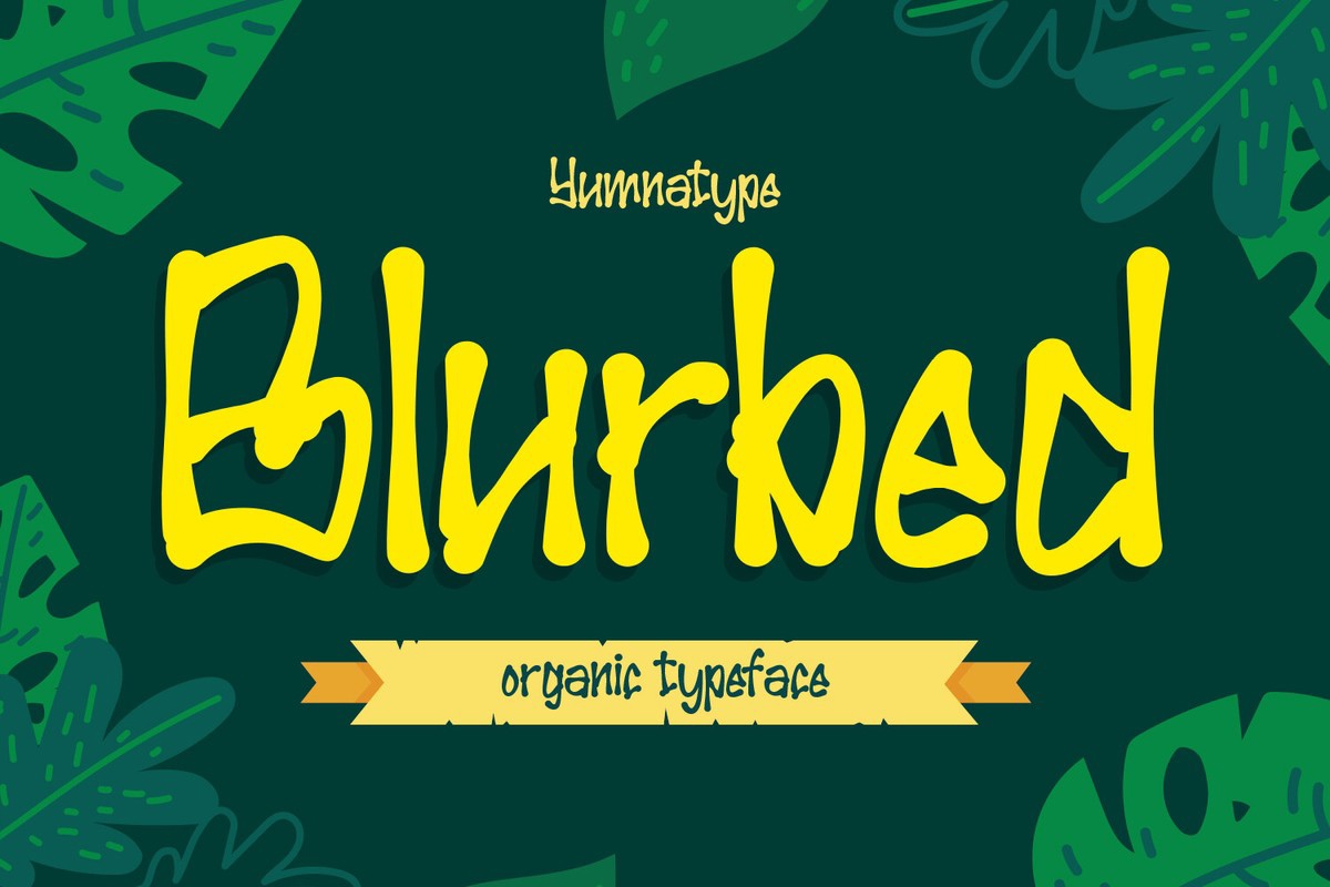フォント Blurbed
