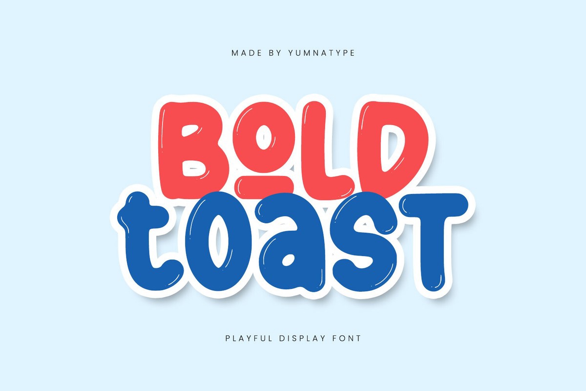 フォント Bold Toast