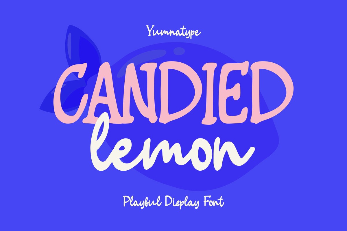 フォント Candied Lemon