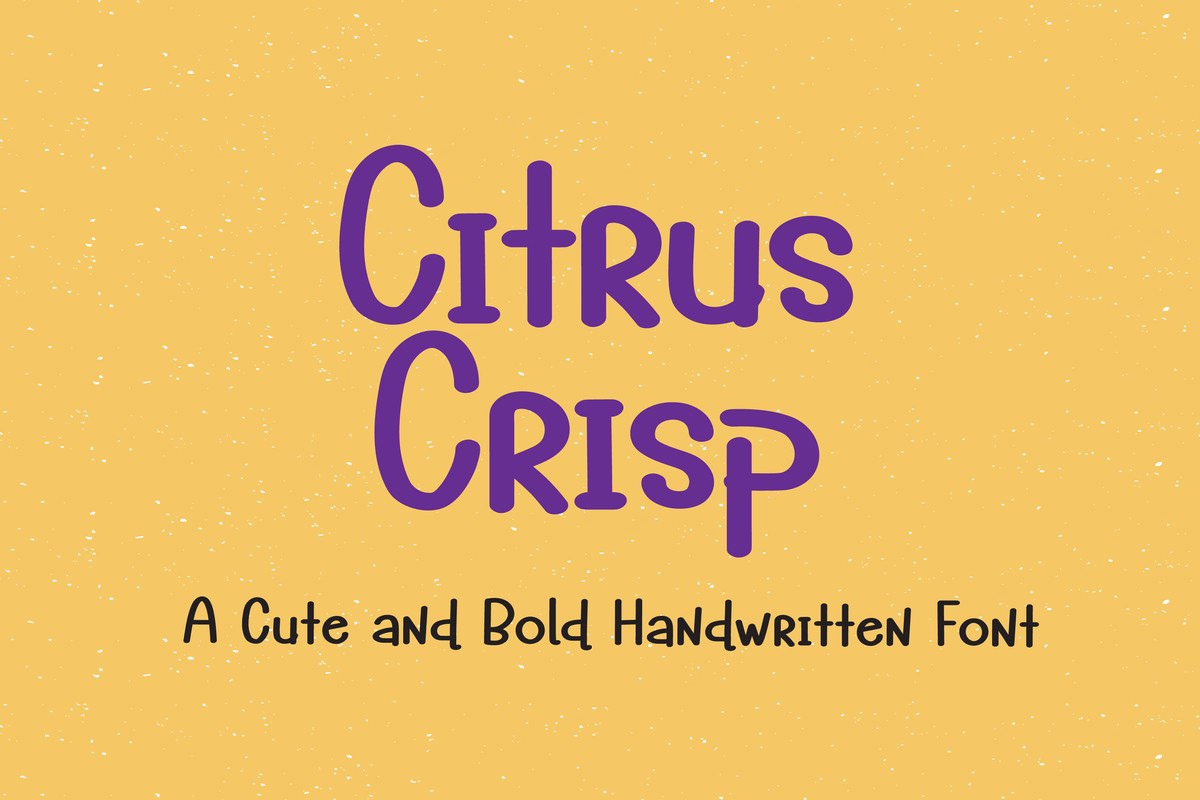 フォント Citrus Crisp