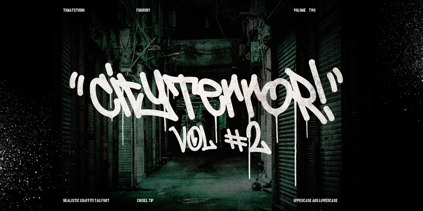 フォント City Terror Vol2