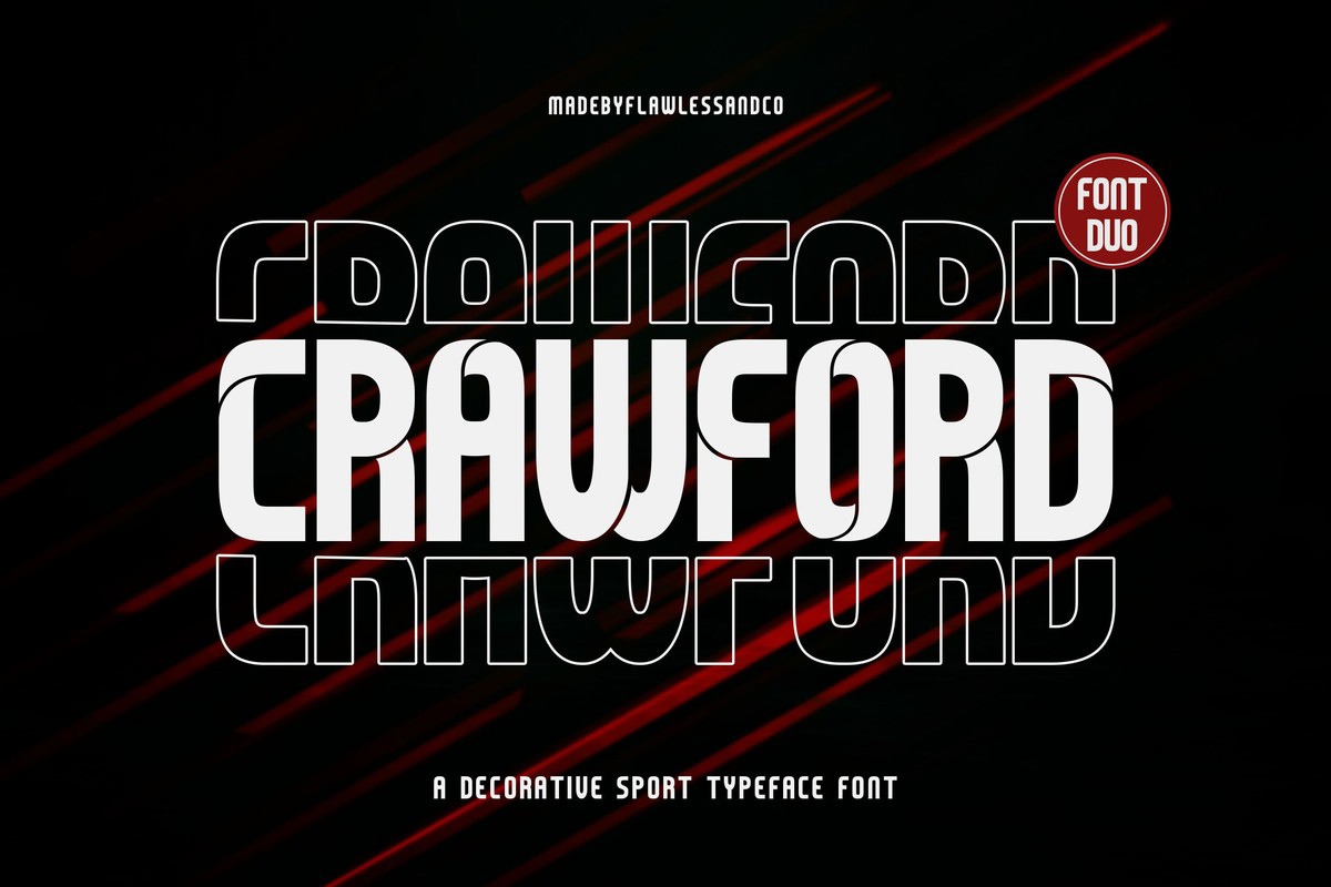 フォント Crawford