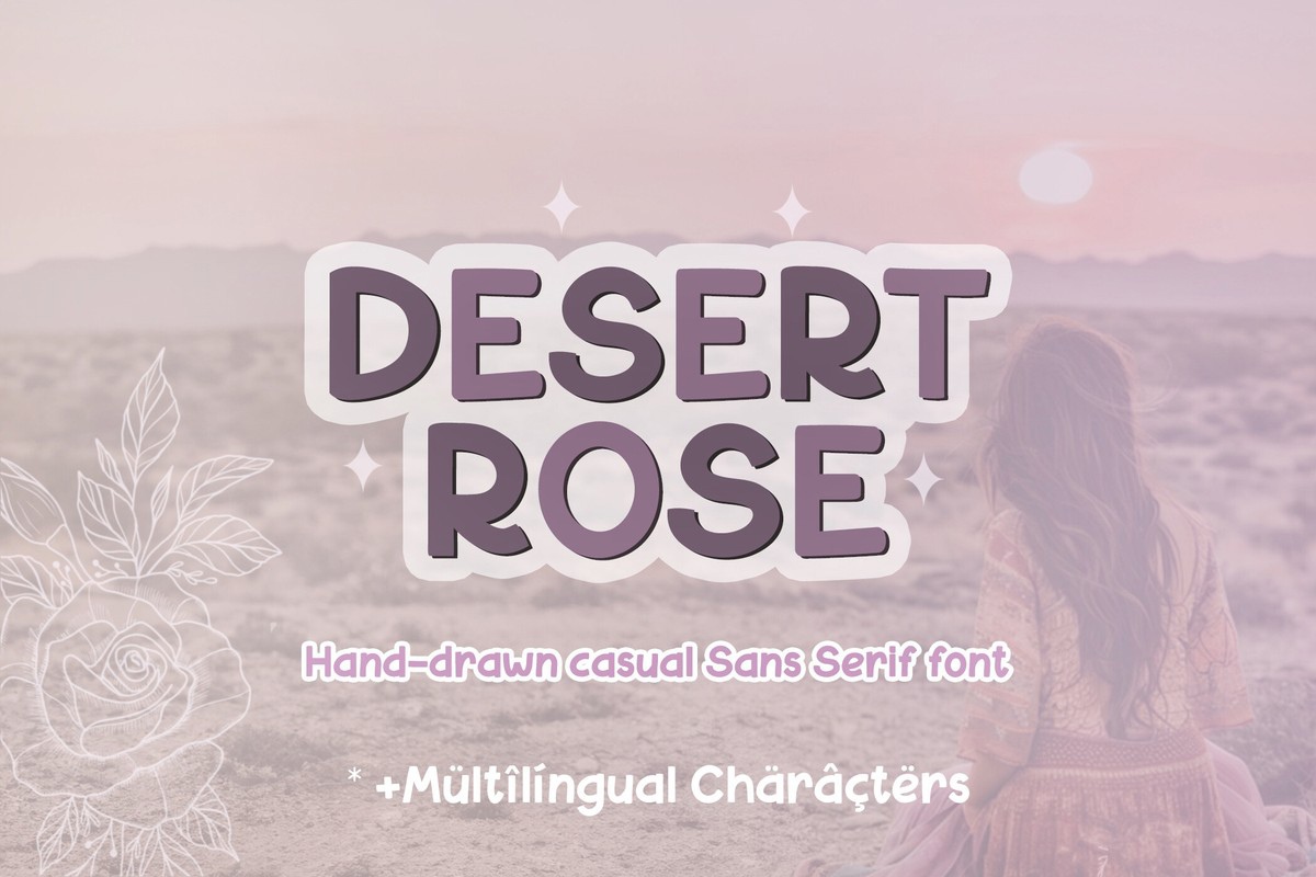 フォント Desert Rose