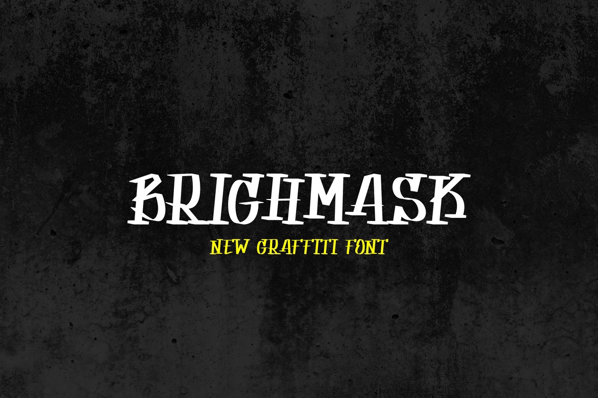 フォント Brighmask Graffiti