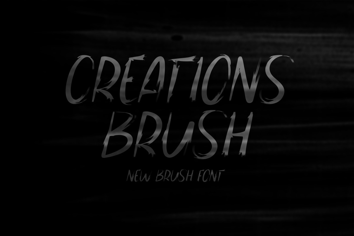 フォント Creations Brush