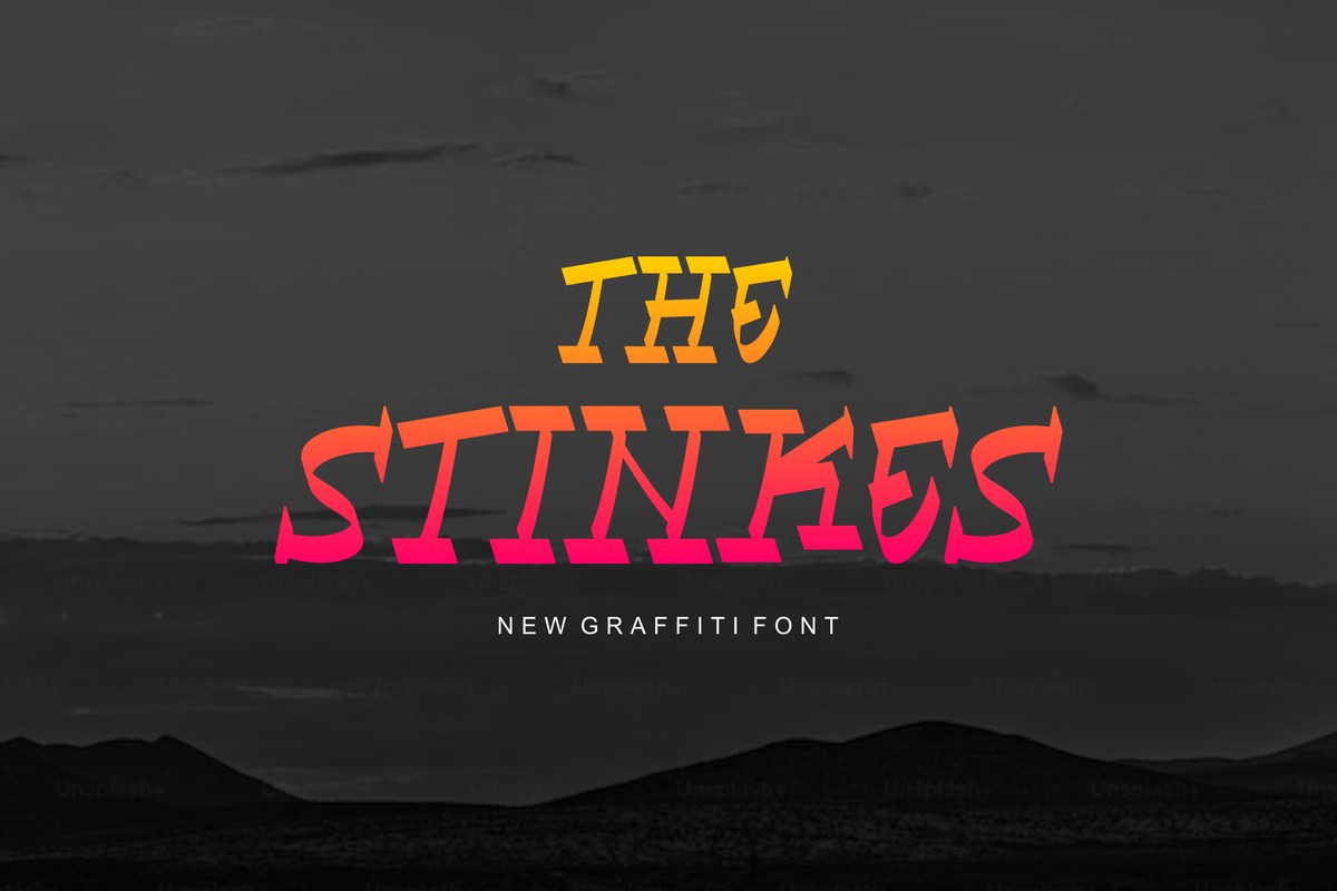 フォント The Stinkes