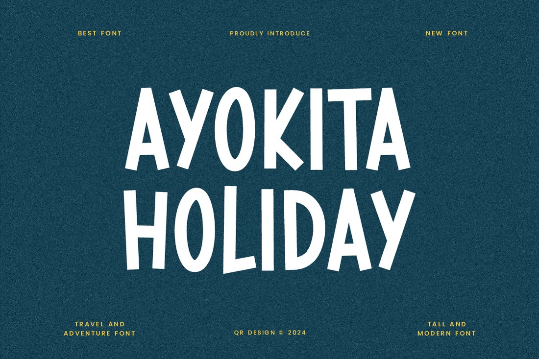 フォント Ayokita Holiday
