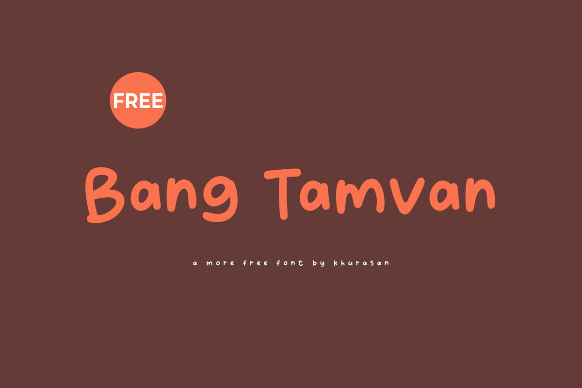 フォント Bang Tamvan
