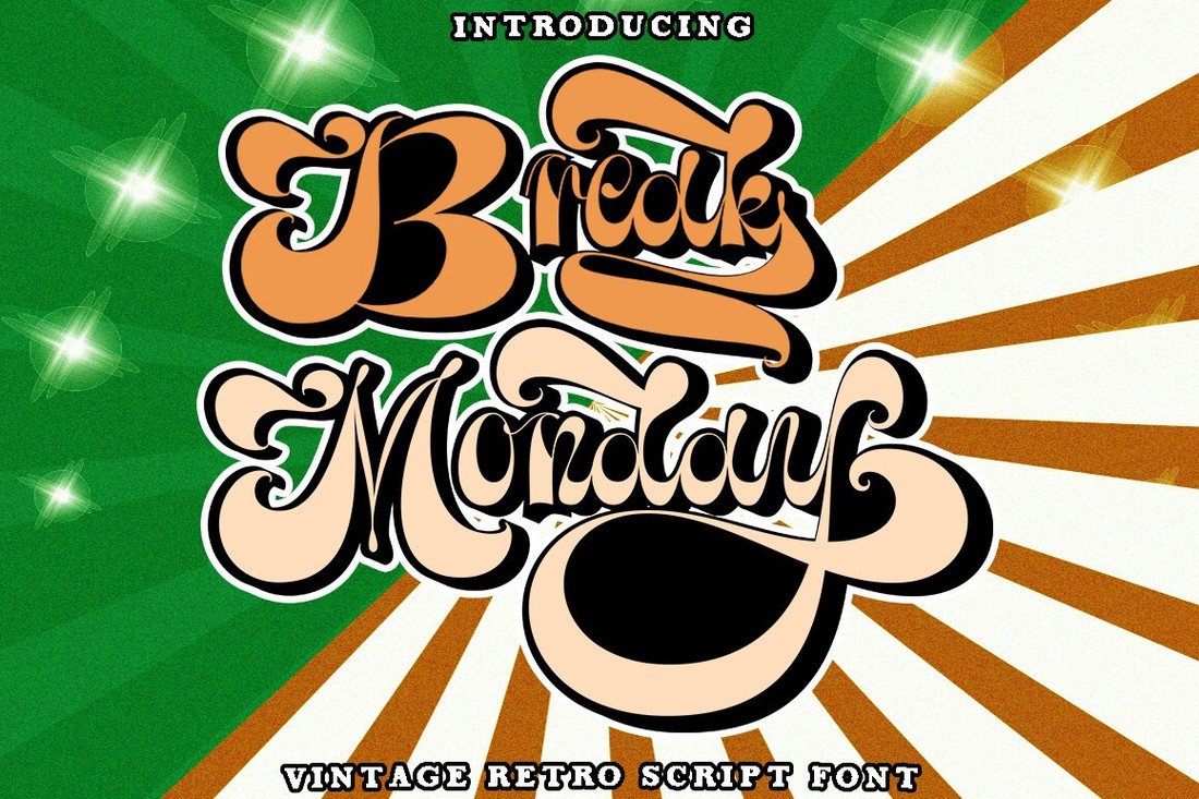 フォント Break Monday