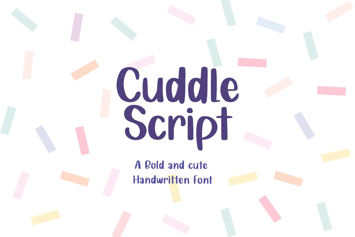 フォント CuddleScript